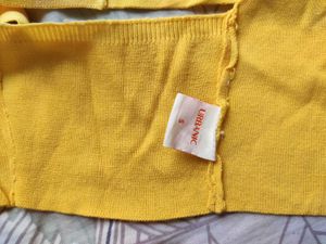 Yellow Halter Neck Co-ord Set