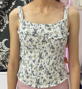 Floral Smocked Camisole Top