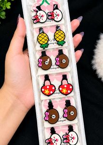 Cute Cartoon Hair Clips Set