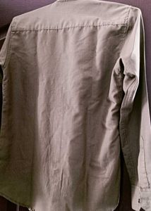 Classic Khaki Button-Up Shirt
