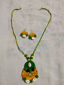 Handmade Terracotta Jewellery Set