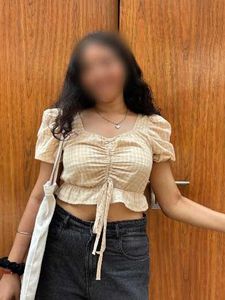 Chic Ruched Cropped Top