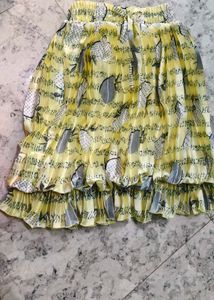 Pleated Mini Skirt