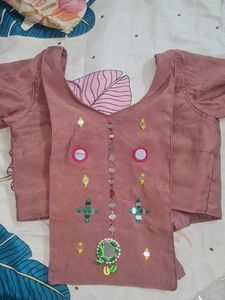 Embroidered Ethnic chaniya choli with Mirror Work