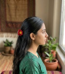 Handmade Crochet Flower Hair Claw Clip