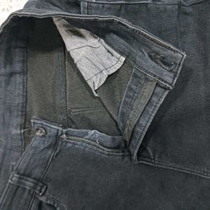 Wide Leg Black Jeans