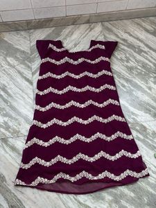 Designer Purple Kurta Set