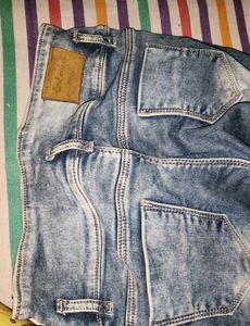 Blue Wash High Waisted Jeans