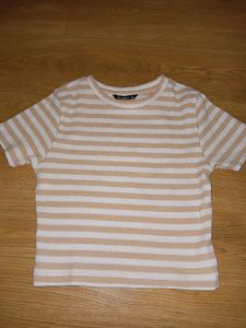 Striped Cropped T-Shirt