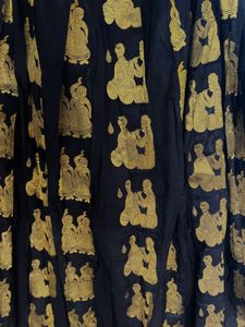 Silk Ethnic Skirt