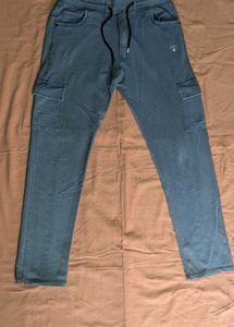 Men's Blue Cargo Pants