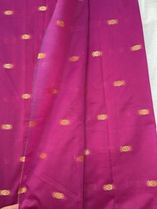 💜Purple Banarasi Fabric With Heavy Zari Work