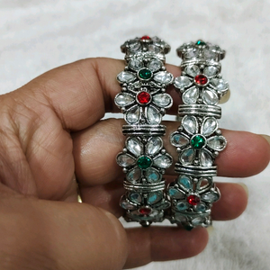 silver replica bangles