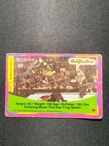 Big babol WWE card collectible