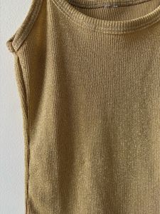 Sparkly Gold Camisole Top