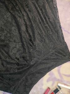 Elegant Black Lace Skirt