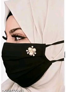Stylish Face Masks with Embellishments