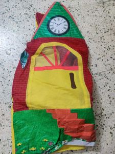 Play Tent with Clock Design for Girls