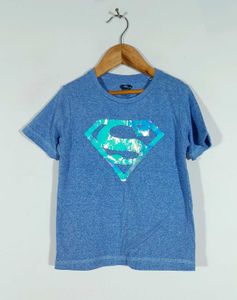 Light Blue T-Shirt For Boy's
