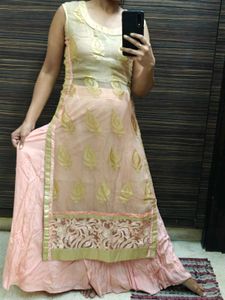 4 peice suit with skirt, undershirt, jacket and du