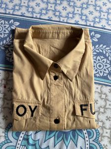 Stylish Short Sleeve "JOYFUL" Shirt