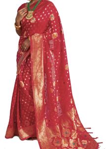Premium Quality Cotton Linen Saree