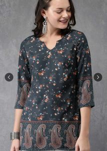 Grey Color Short Kurti