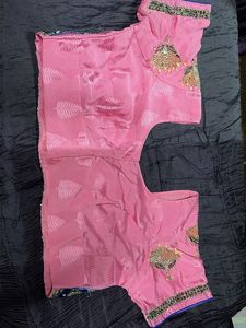 Exquisite Heavy Pink Saree with Embellishments💗🌸