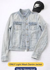 ONLY Light Wash Denim Jacket