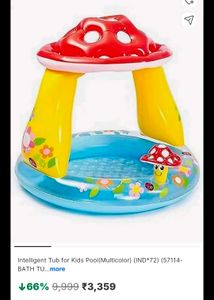 Inflatable Mushroom Kids Pool