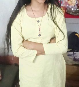 Light Yellow Kurta only no return.