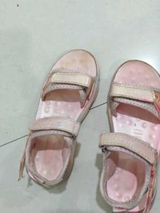 Cute Pink Sandals with Character Design