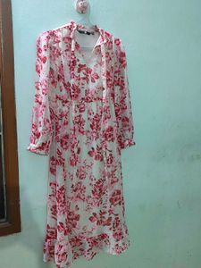 Floral Print Midi Dress