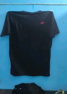 Black Graphic Print T-Shirt