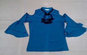 Eavan Blue Solid Top