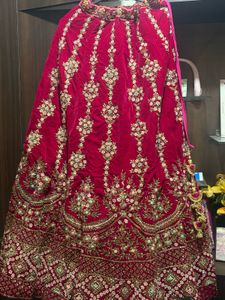 Stunning Embroidered Velvet Lehenga