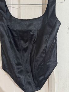 Black Corset Style Top