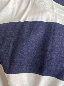 Allen Solly Striped Polo T-Shirt-M size