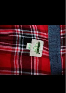 Red Plaid Flannel Shirt