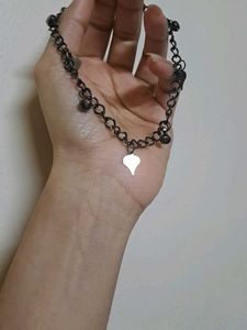 ✨Y2K Gothic Anklet with Heart Charms