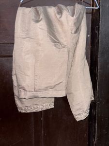 Embroidered Kurta suit set with pant and dupatta