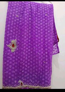 Only Saree No Blouse/No Return/No Refund