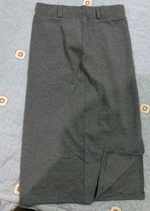 Classic Grey Pencil Skirt