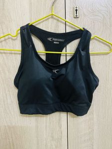 Black Padded Sports Bra