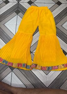 Embroidered Yellow Kurta with dupatta