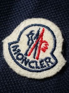 MONCLER Blue Logo Patch Men’s