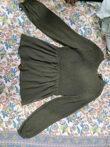 Chic Smocked Peplum Top