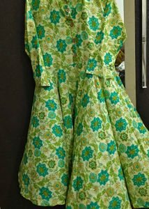 floral print aline frock