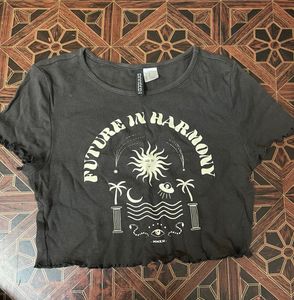 HM Crop-top shirt