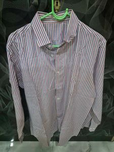 Striped Men's Button-Up Shirt